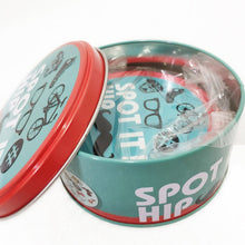 Load image into Gallery viewer, Dobbles Spot Cards It Hip 7 English Version Board Game High Quality tin Original Edition Animals metal box Go Camping sports
